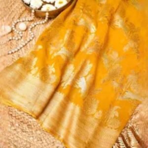 elegant georgette saree