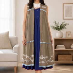 terquois klothing boho layered maxi dress